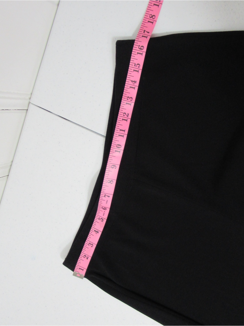 Misook Black Wide Leg Knit Pull on Pants Size Large Petite - Picture 8 of 14